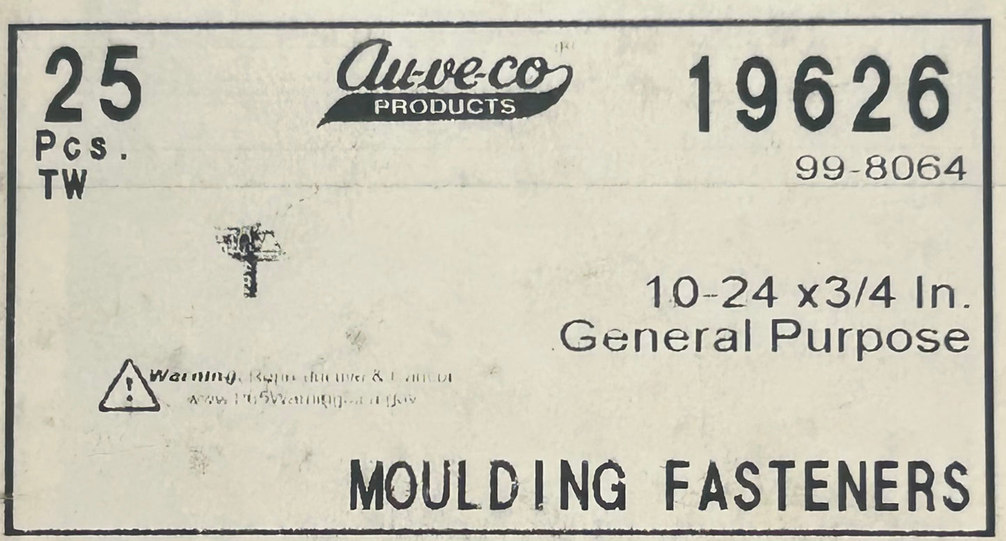 Auveco #19626 Universal Molding Fastener